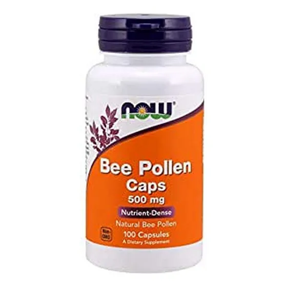 Polen De Abeja Supplement Now Foods 500 Mg 100 Cápsulas