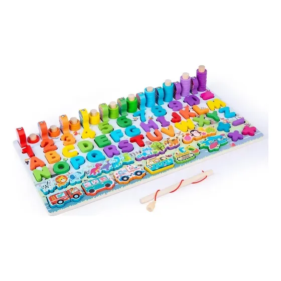 Juego De Encaje Y Pesca Montessori