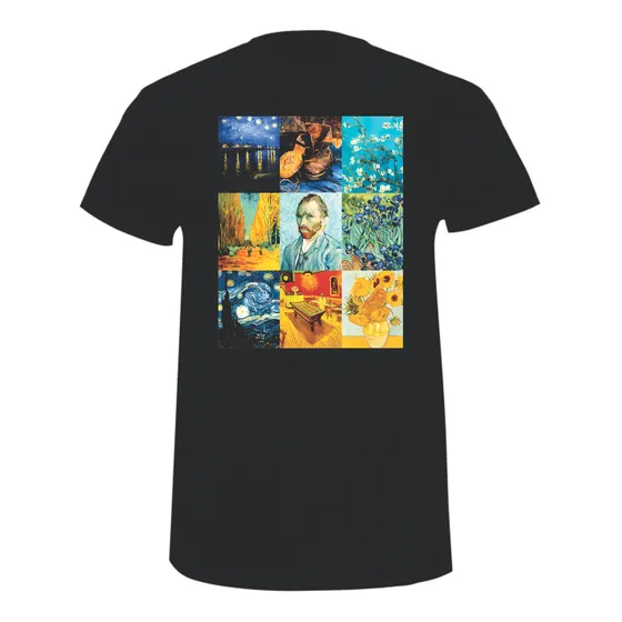 Camisetas  Noche Estrellada Y Obras De Vincent Van Gogh