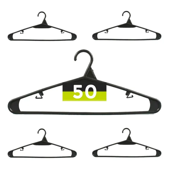 Perchas Plasticas X 50