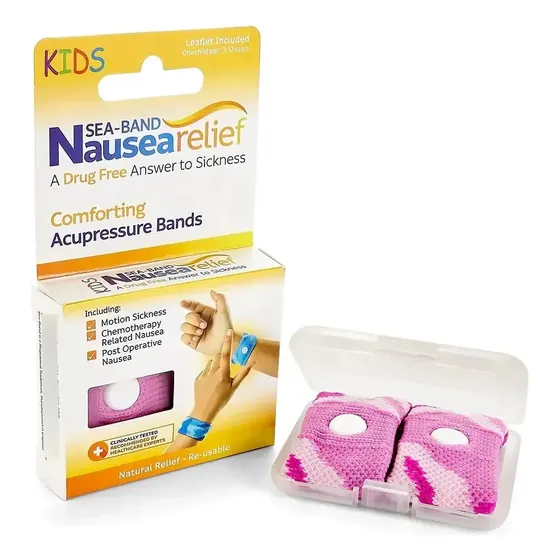 Pulsera Anti Mareos Sea Band para Niños – Rosa