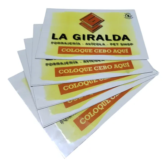 12 Trampas Para Ratones Adhesiva Con Pegamento Ecológico