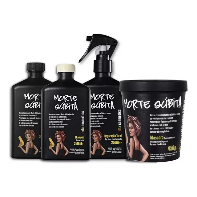 Kit 4 Produtos Morte Súbita Lola Cosmetics