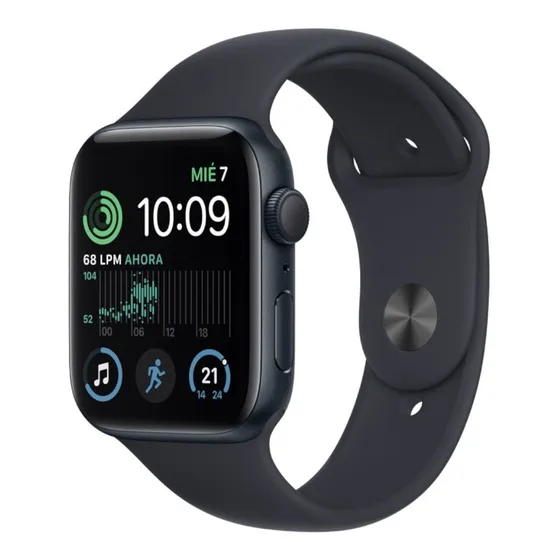 Apple Watch Se 2ª Generación Gps De 44 Mm Midnight Band - Excelente (Reacondicionado)