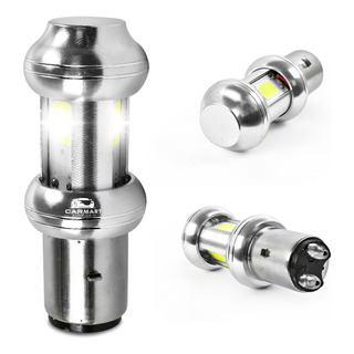 Foco Led 3 Caras 2 Polos Alta Baja H6 Patas Parejas Moto Foco Led 3 Caras 2 Polos Alta Baja H6 Patas Parejas Moto