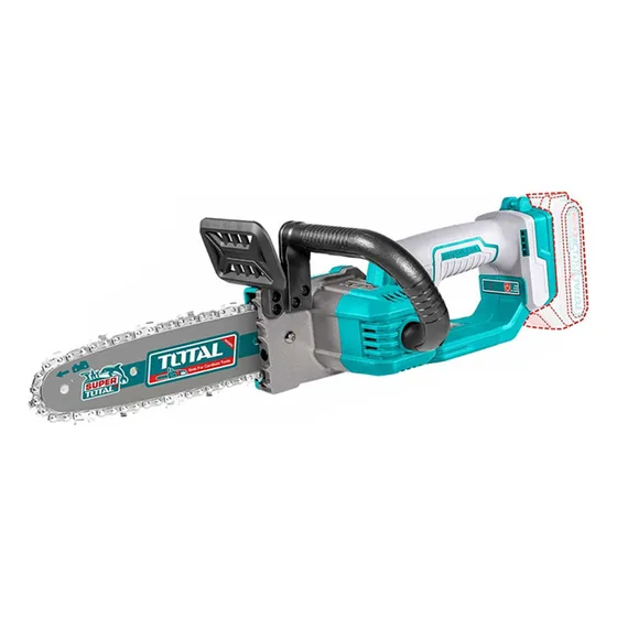 Motosierra 8 Pulgadas Brushless 20v + 4 Accesorios Total Color Turquesa