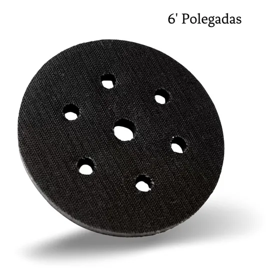 Disco Roquite Redutor De Impacto Interface Hookit 6 Polegada