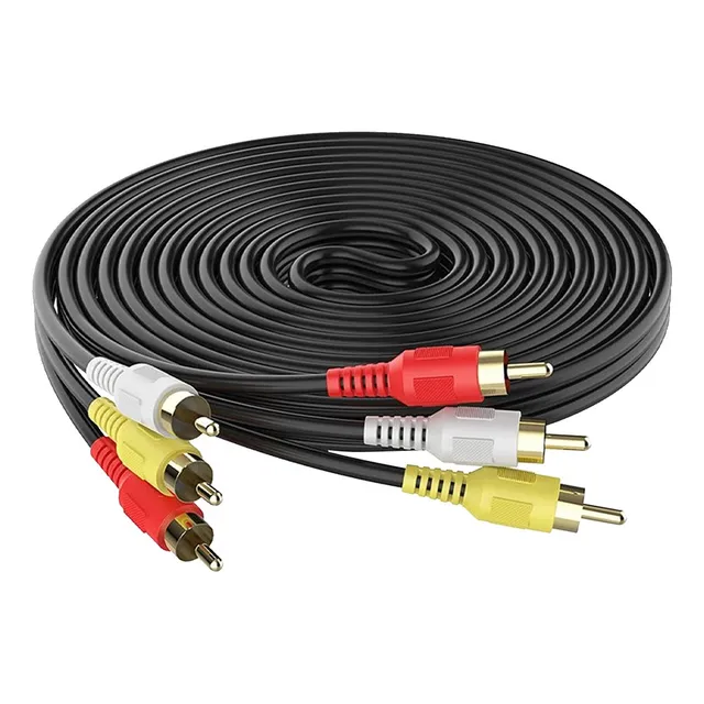 Cable Rca A Rca 20 Metros Audio Y Video Macho A Macho