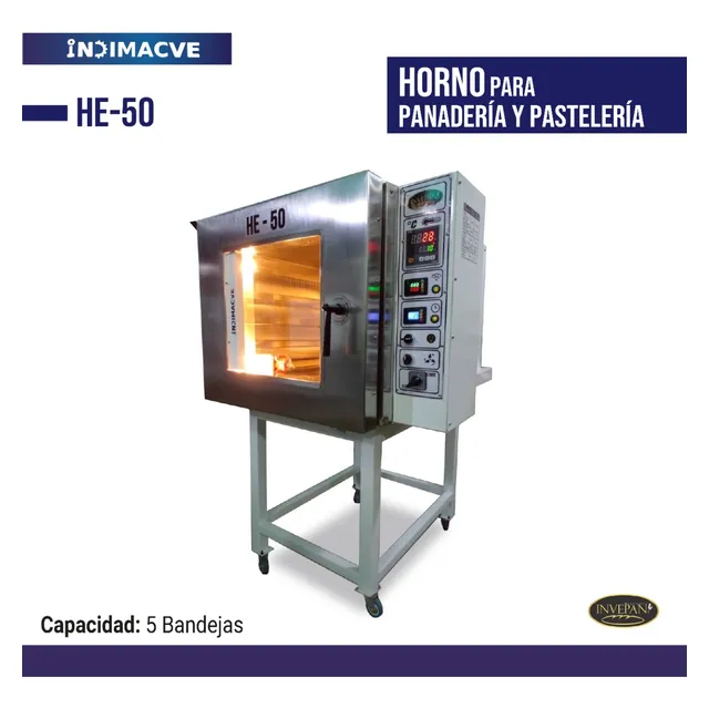Horno Eléctrico Industrial Panadero - 5 Bandejas