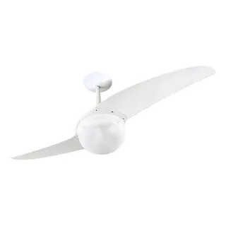 Ventilador De Teto Spirit 202 Branco Lustre Globo 127v Ventilador De Teto Spirit 202 Branco Lustre Globo 127v