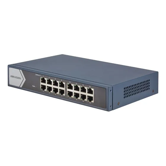 Switch Gigabit 16 Portas Hikvision Ds-3e0516-e(b)