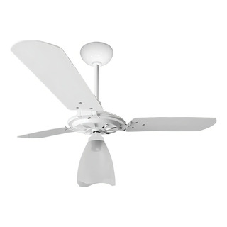 Ventilador De Teto Ventex Yris Com 3 Pás De Mdf Branco Estrutura Branco, 1.015m De Diâmetro Ventilador De Teto Ventex Yris Com 3 Pás De Mdf Branco Estrutura Branco, 1.015m De Diâmetro