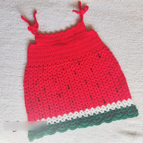 Vestido Tejido Para Bebé