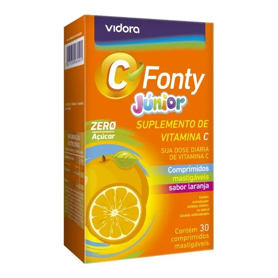 Vitamina C Fonty Junior 30 Comprimidos Masticables 