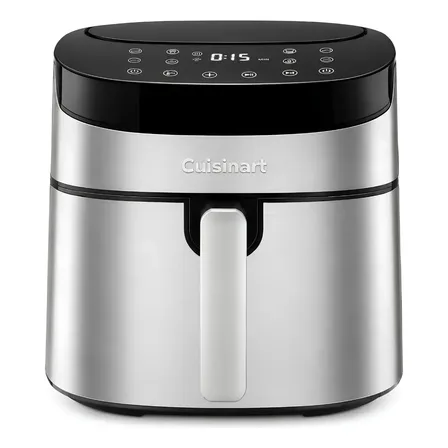 Air Fryer Cuisinart Digital 7,2l Fritadeira Elétrica 110v Prata Inox 127v