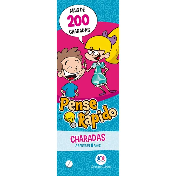 Charadas, de Cultural, Ciranda. Pense rápido Editorial Ciranda Cultural Editora E Distribuidora Ltda., capa mole em português, 2019