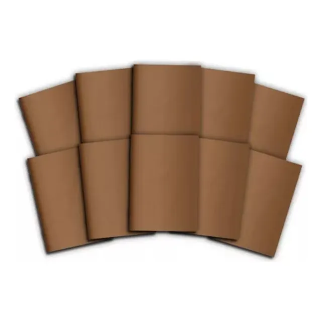 Cuaderno Tapa Blanda Hoja Beige Lisa A6 Pack X 10 U Libreta