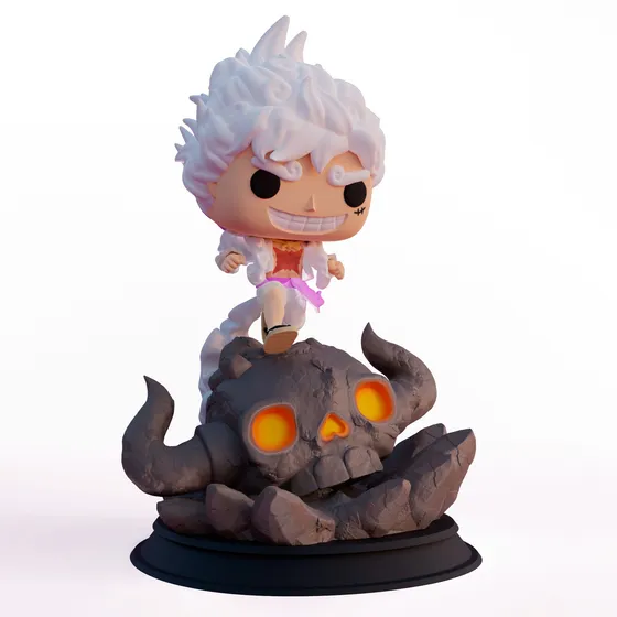 Funko Pop Luffy Gear 5 Funko Pop One Piece. Monkey D. Luffy