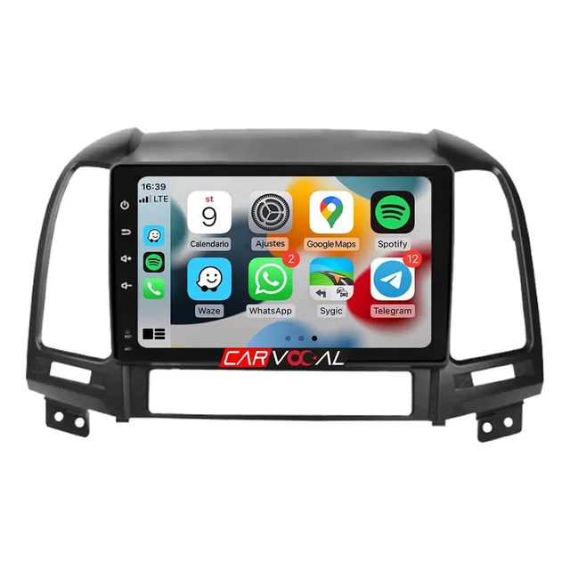 Autoradio Android Hyundai Santa Fe Del 2006-2012 + Cámara 
