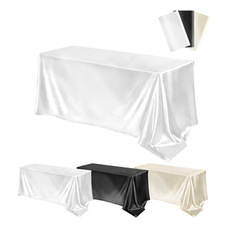Mantel Rectangular Satinado De Varios Colores 2,6 X 1,45 M Mantel Rectangular Satinado De Varios Colores 2,6 X 1,45 M
