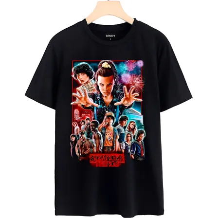 Polera Estampada Dtf Stranger Things Senshi Cod 007