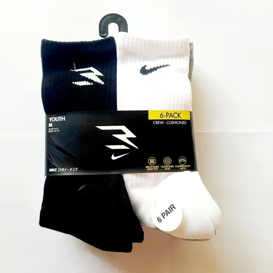 Nike Medias Dri Fit 6 Pares Para Niños 5-7 Años