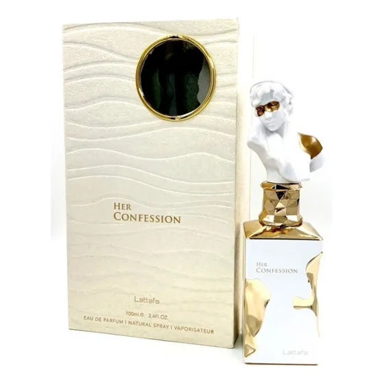 Lattafa Her Confession For Women Eau De Parfum 3.4oz
