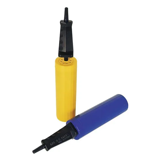 Inflador Bomba Para Colchones Inflables Bestway Mininflador Color Amarillo