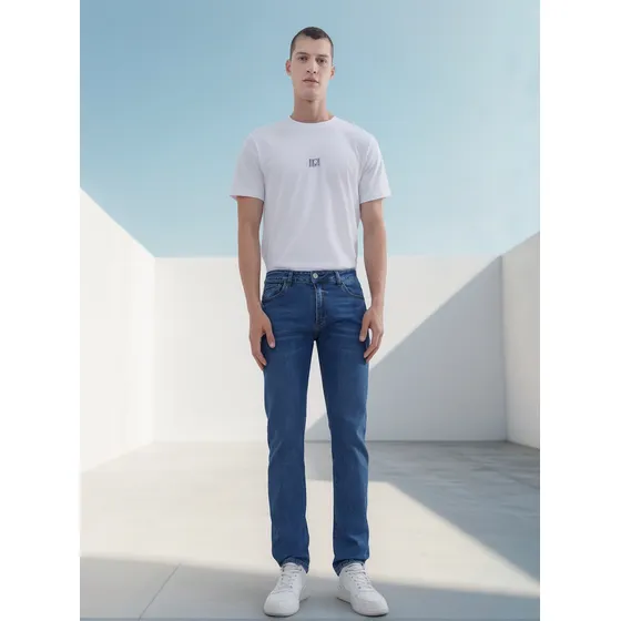 Jean Para Hombre Regular Marca Seven En Color Azul #45160548