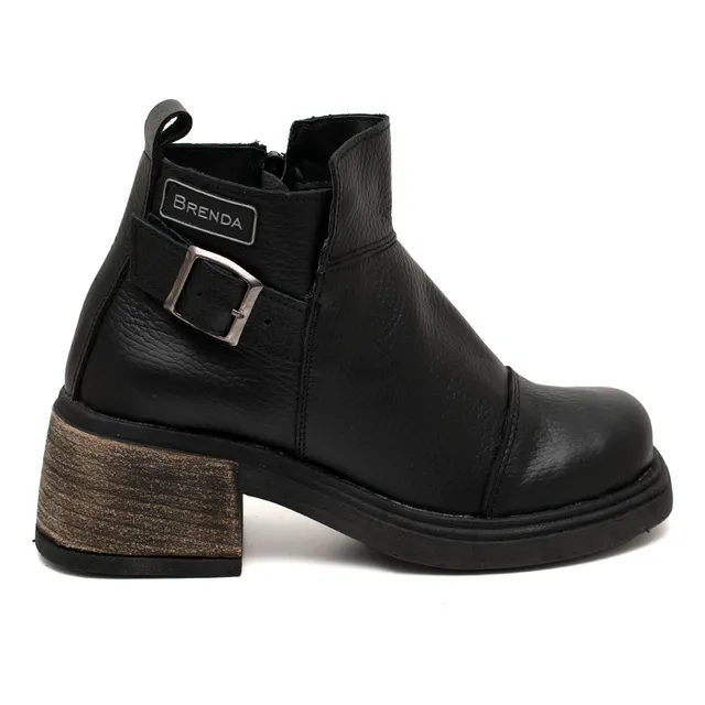 Botinetas Mujer Botas Dama Cuero Vacuno Blando Comodas Alba