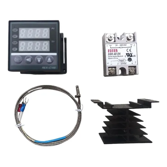 Termostato Control Temperatura Digital Lcd Pid Rex-c100 + K