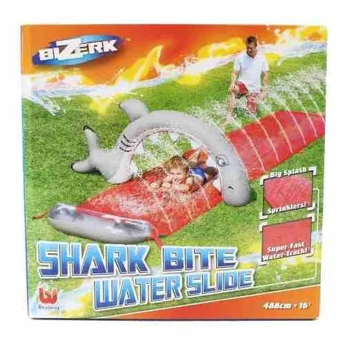 Deslizador De Agua Tobogan Inflable Shark Bite Bestway