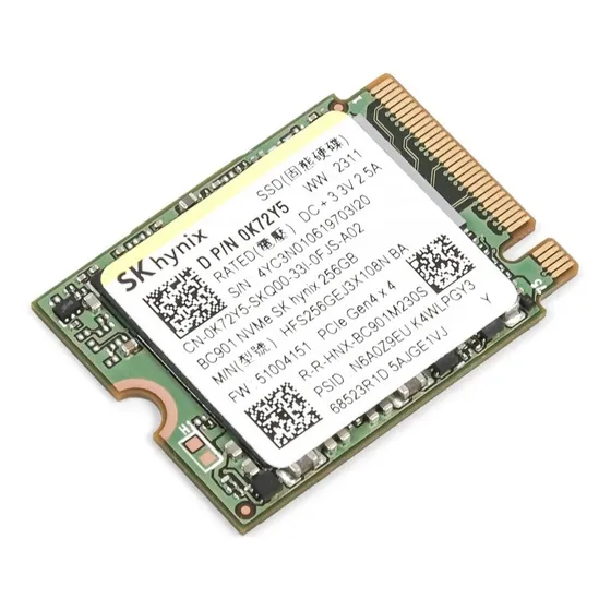 Disco Ssd Sk Hynix M.2 2230 Nvme 256gb  0k72y5