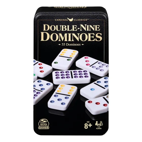 Juego De Dominó Doble 9 Presentacion Lata Marca Cardinal