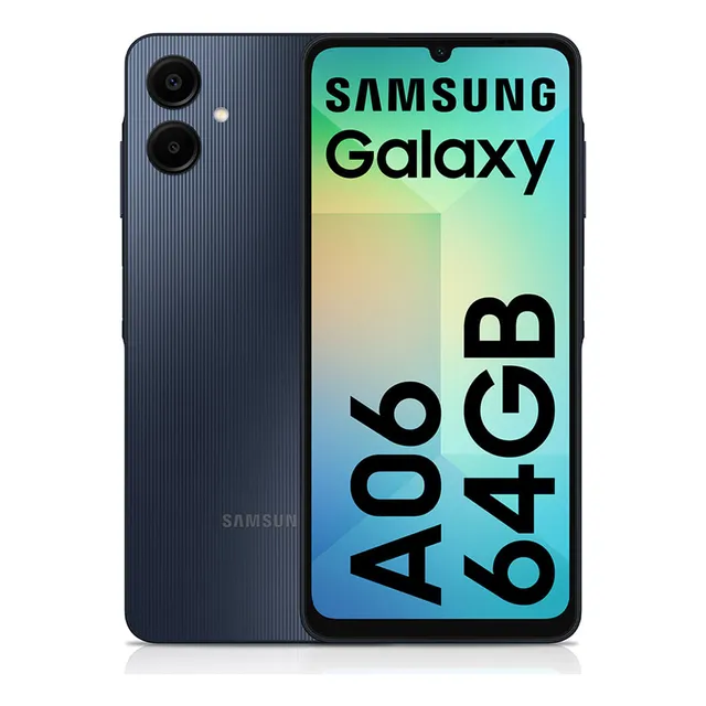 Celular Samsung Galaxy A06 64/4gb Cámara 50+2/8mp 6.7  Negro
