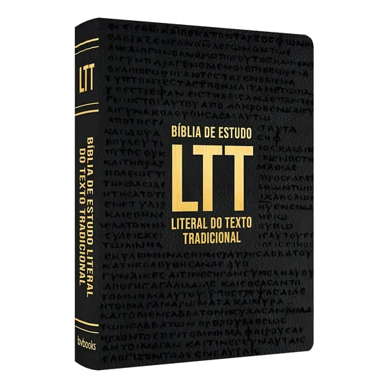 Bíblia Ltt De Estudo Literal Do Texto Tradicional Capa Preta