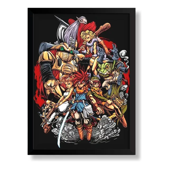 Quadro Poster Retro Gamer Chrono Trigger 42x29cm A3