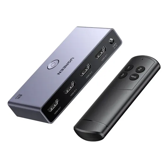 Switch Ugreen 3 En 1 Hdmi 4k Con Control