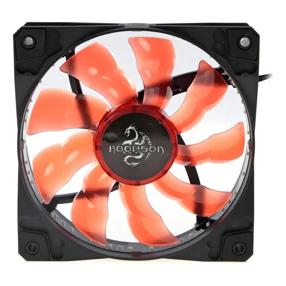 Cooler Fan Hoopson 33 Leds Vermelho 12 Cm