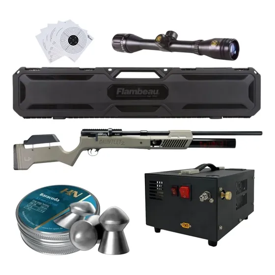 Rifle Pcp Umarex Gauntlet Sl .22 Super Kit Compresor Xchwsp