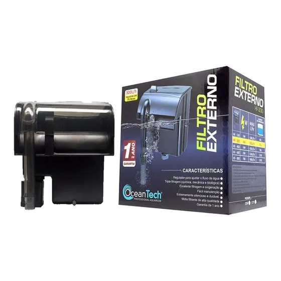 Filtro Externo Ocean Tech Atman Hf600 650l/h Hang On Aquario