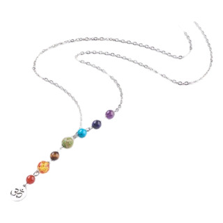 Collar Joyeria Chakra, Piedras, Natural Y Sintetico 58.5 Cm Collar Joyeria Chakra, Piedras, Natural Y Sintetico 58.5 Cm
