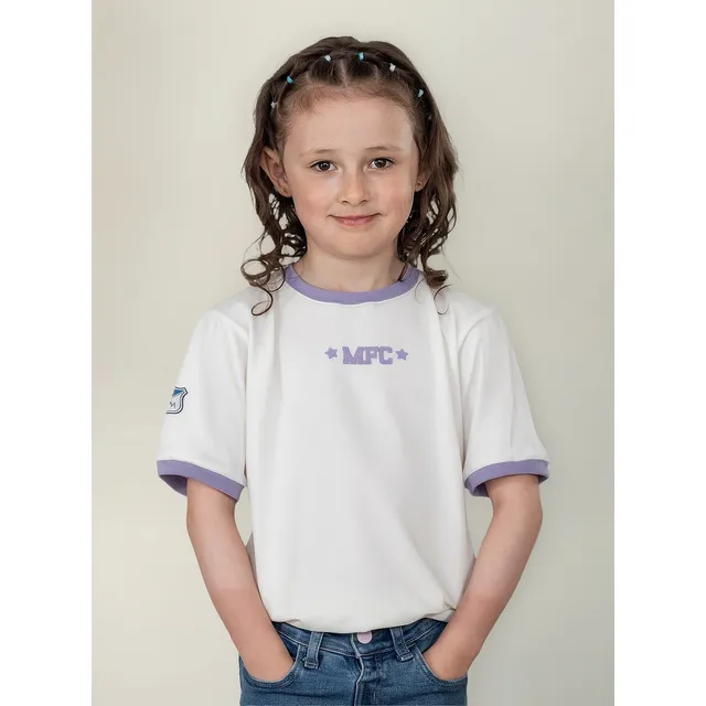 Camiseta Niña Algodón Tipo Oversize Millonarios