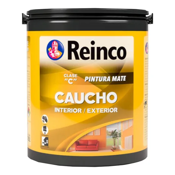 Pintura De Caucho - Clase C - Acabado Mate - Reinco Galón