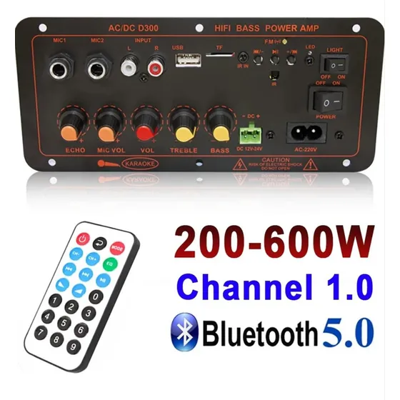 Placa Amplificadora D300 Modulo Tarjeta Amplificada  12v 24v