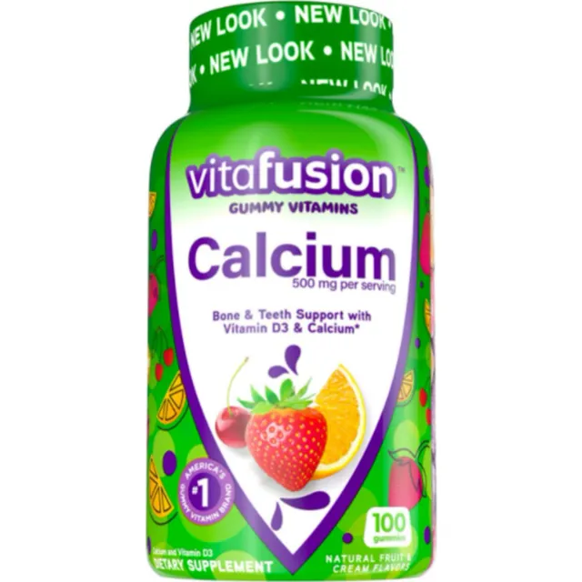 Vitafusion Calcium Con Vitamina D3 100 Gomitas