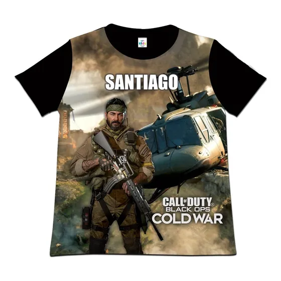Franela Camisa Niño Call Of Duty En Algodon