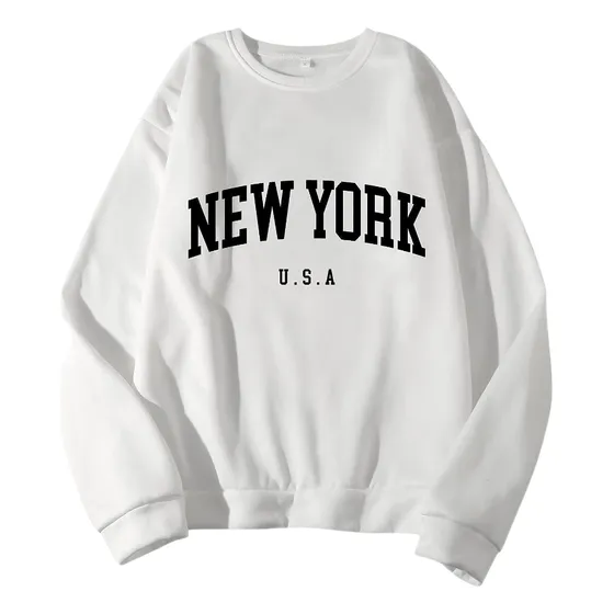 Sueters Hoodie Damas Caballeros Diseño  Newyork Color Varios