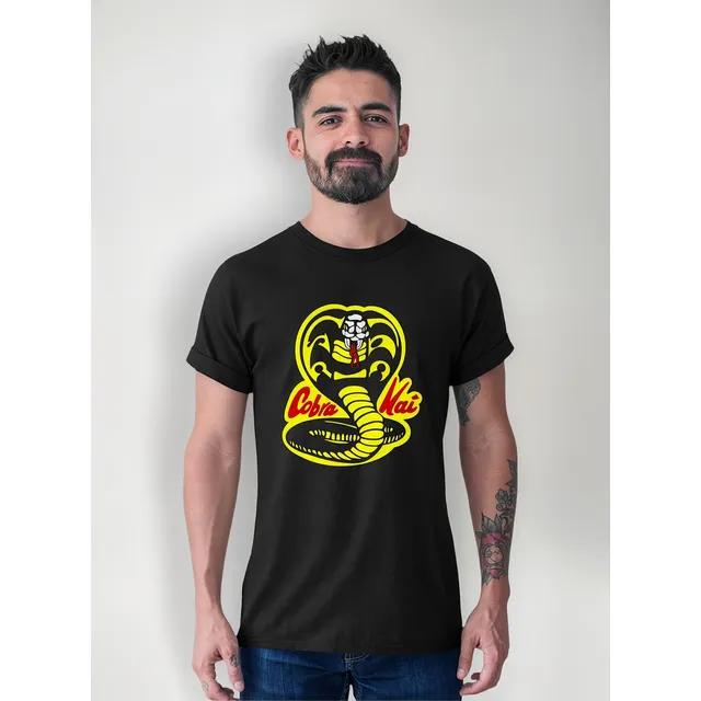 Playera Para Hombre Personalizada Cobra Kai Strike First