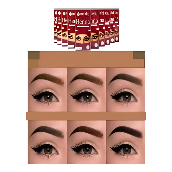 Henna Para Cejas Makiaj Varios Tonos 